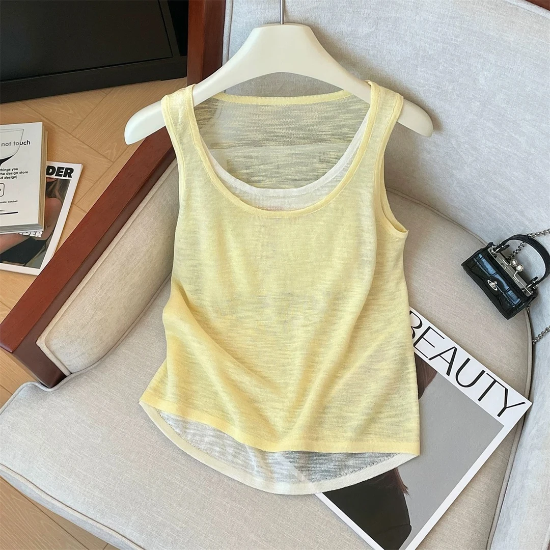 【假两件】短袖T恤打底衫女25春夏简单款跑量半袖