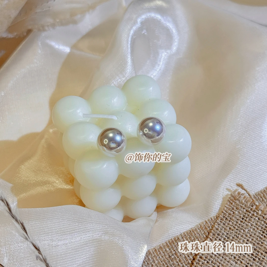 铜合金耳饰 饰你的宝【炫彩珠珠】耳钉L030