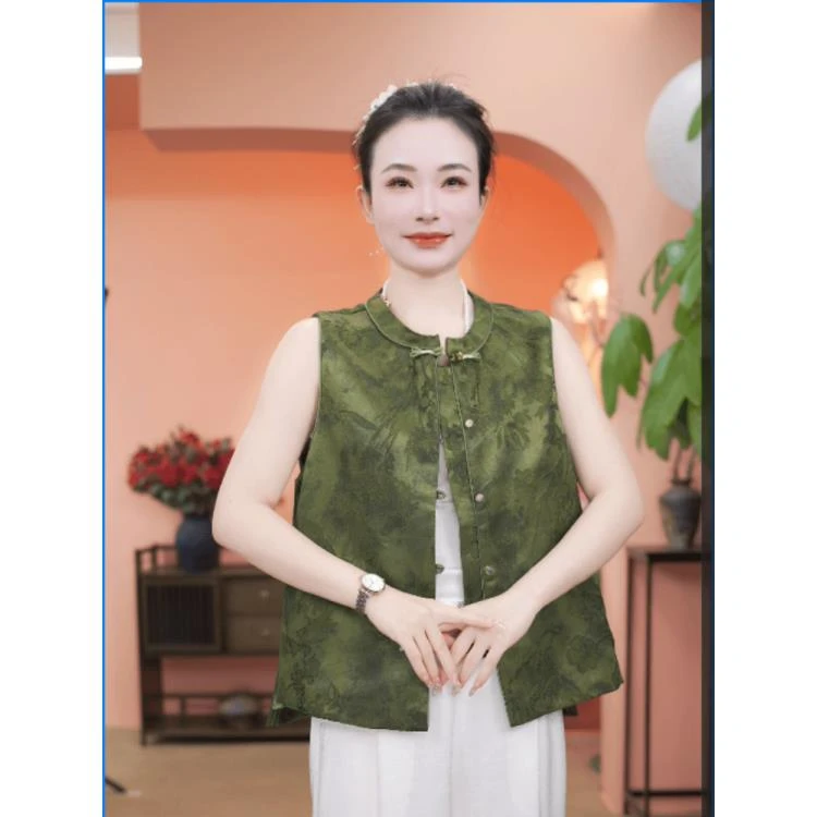【兰溪-马甲】新中式国风马甲盘扣马甲
