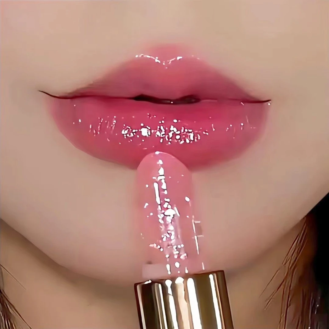 鲜花果冻温变口红保湿滋润新款2025持久不易掉色变色口红