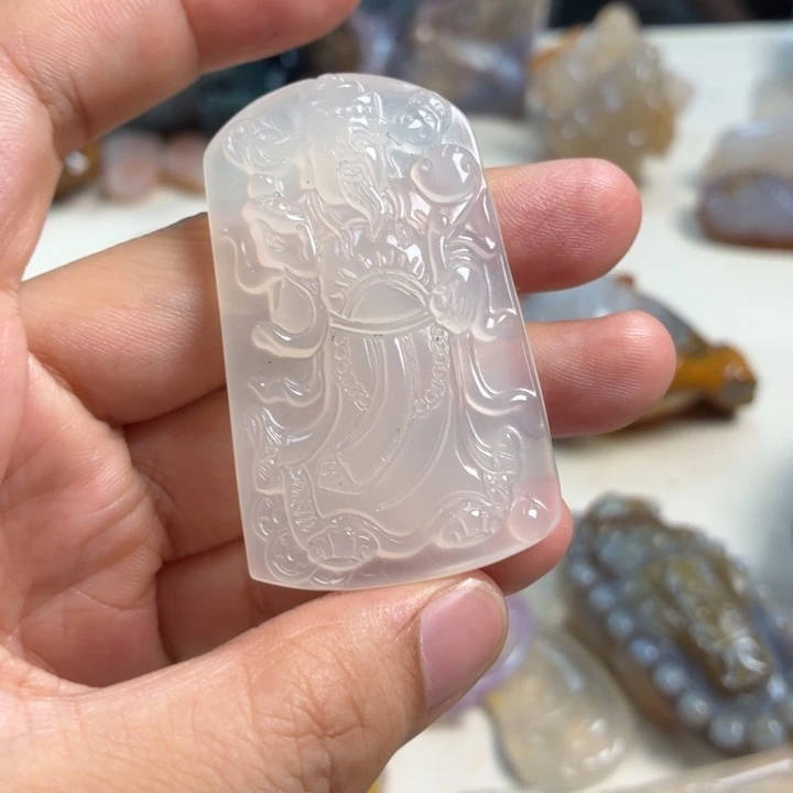 玛瑙/玉髓未镶嵌吊坠(不含链)