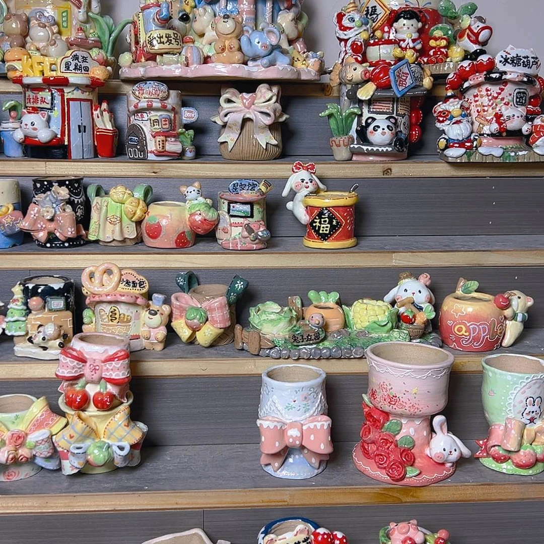 一***妹老梧家的手工多肉花盆