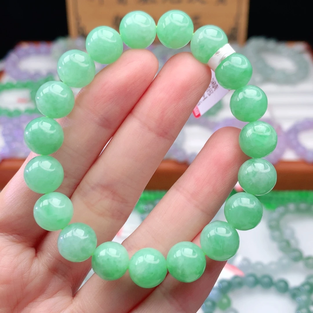 翡翠手链未镶嵌翡翠10mm