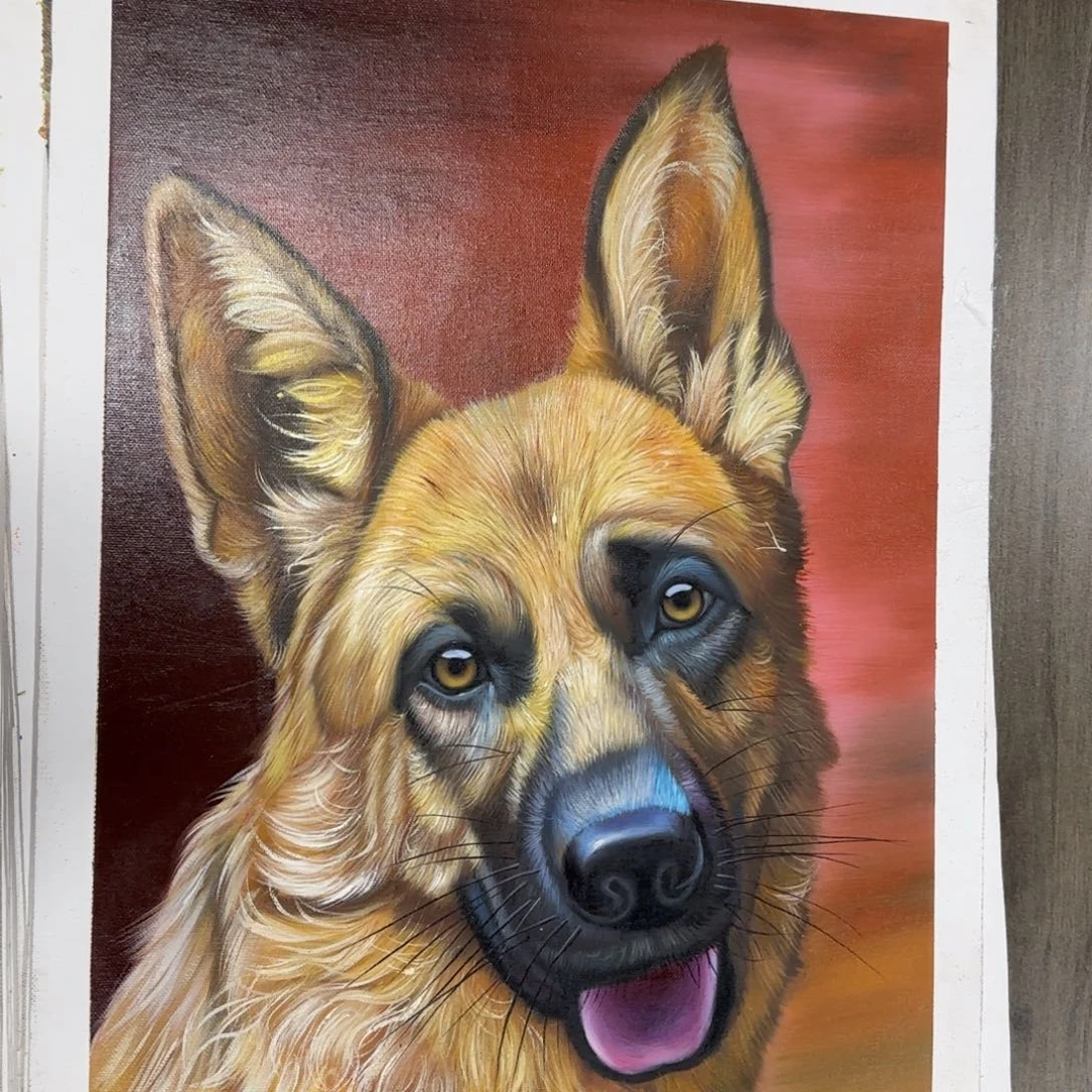 油画加油加油努力加油加油