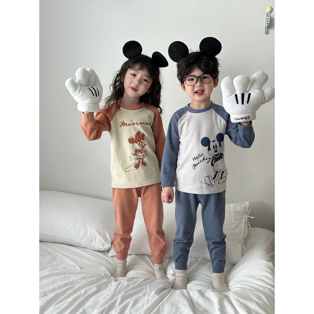 乔治蓝乔儿童秋冬秋衣秋裤家居服套装8022