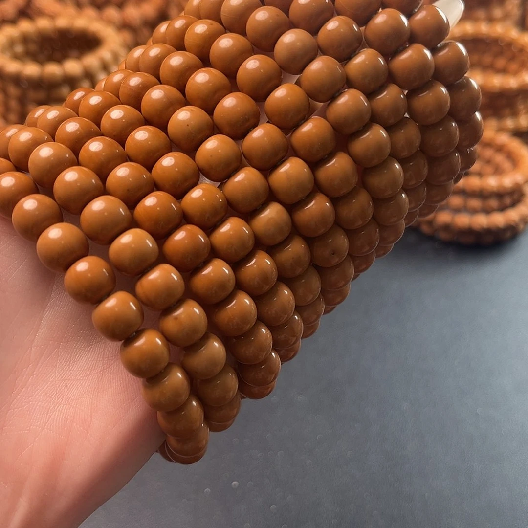 猴头核桃手串反油轻微小油点一颗籽有黑点