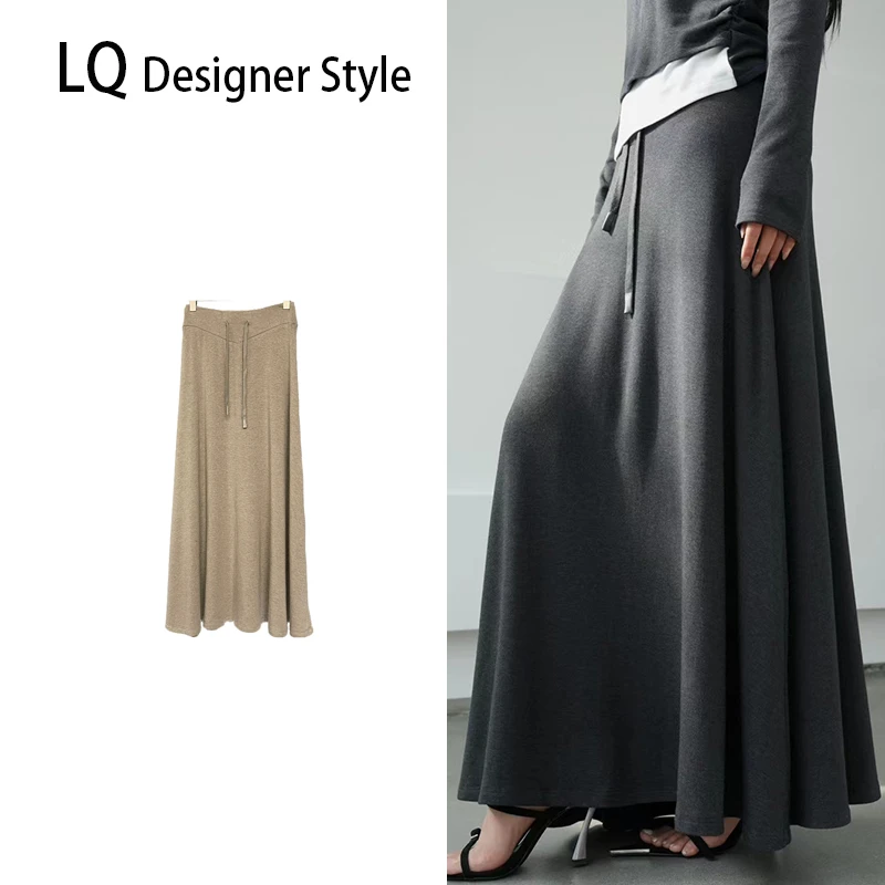 【南油徐哥】设计师款高腰显瘦半身长裙AD07010