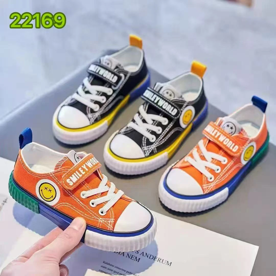 女男帆布鞋女童鞋子 高帮小白鞋学生百搭低帮透气休闲鞋 防滑板鞋