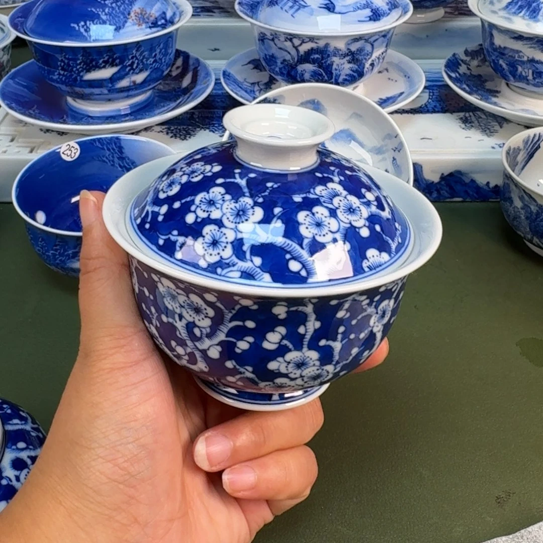 景德镇纯手绘茶具圆圆244