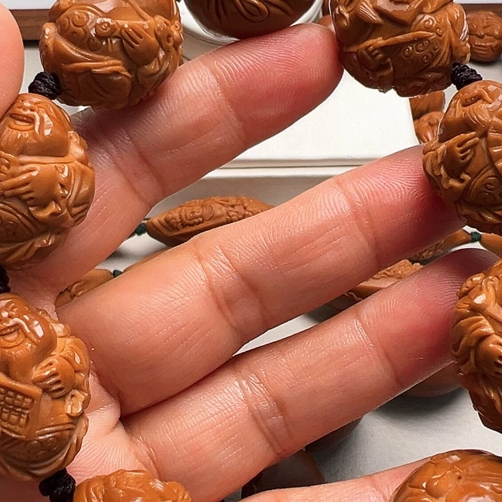 手串/手链橄榄核八方来财