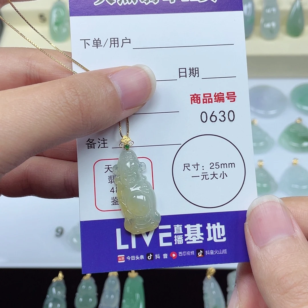 翡翠颈饰未镶嵌翡翠