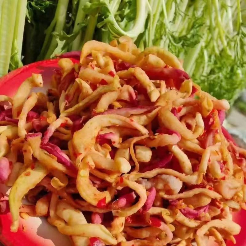 湖北红安新鲜萝卜纯手工制作下饭菜腌萝卜干