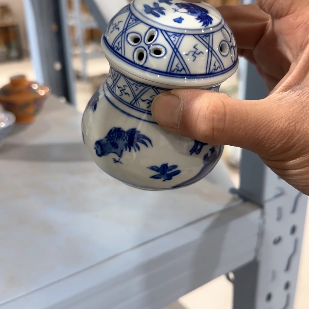 瓷片摆件手绘瓷器全部处理了吧