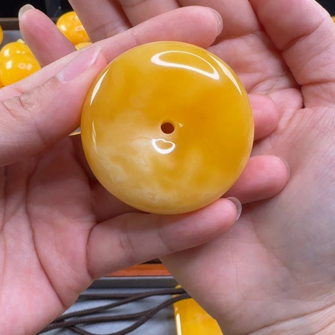 蜜蜡毛衣链未镶嵌江****X