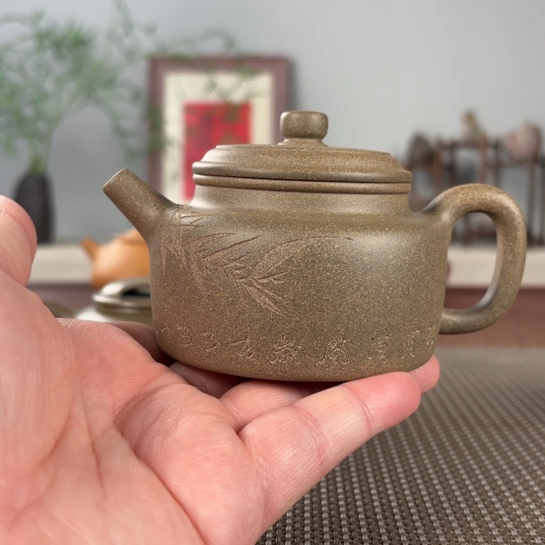 紫砂茶壶黄龙山原矿紫砂壶