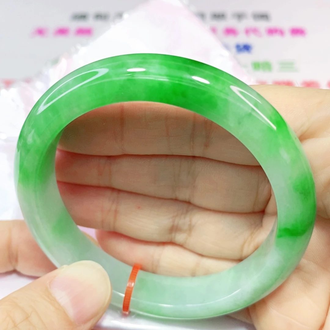 未镶嵌手镯翡翠 56.8圈口正圈-货头力推