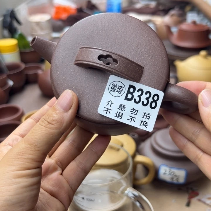 茶壶紫砂紫泥瑕疵170