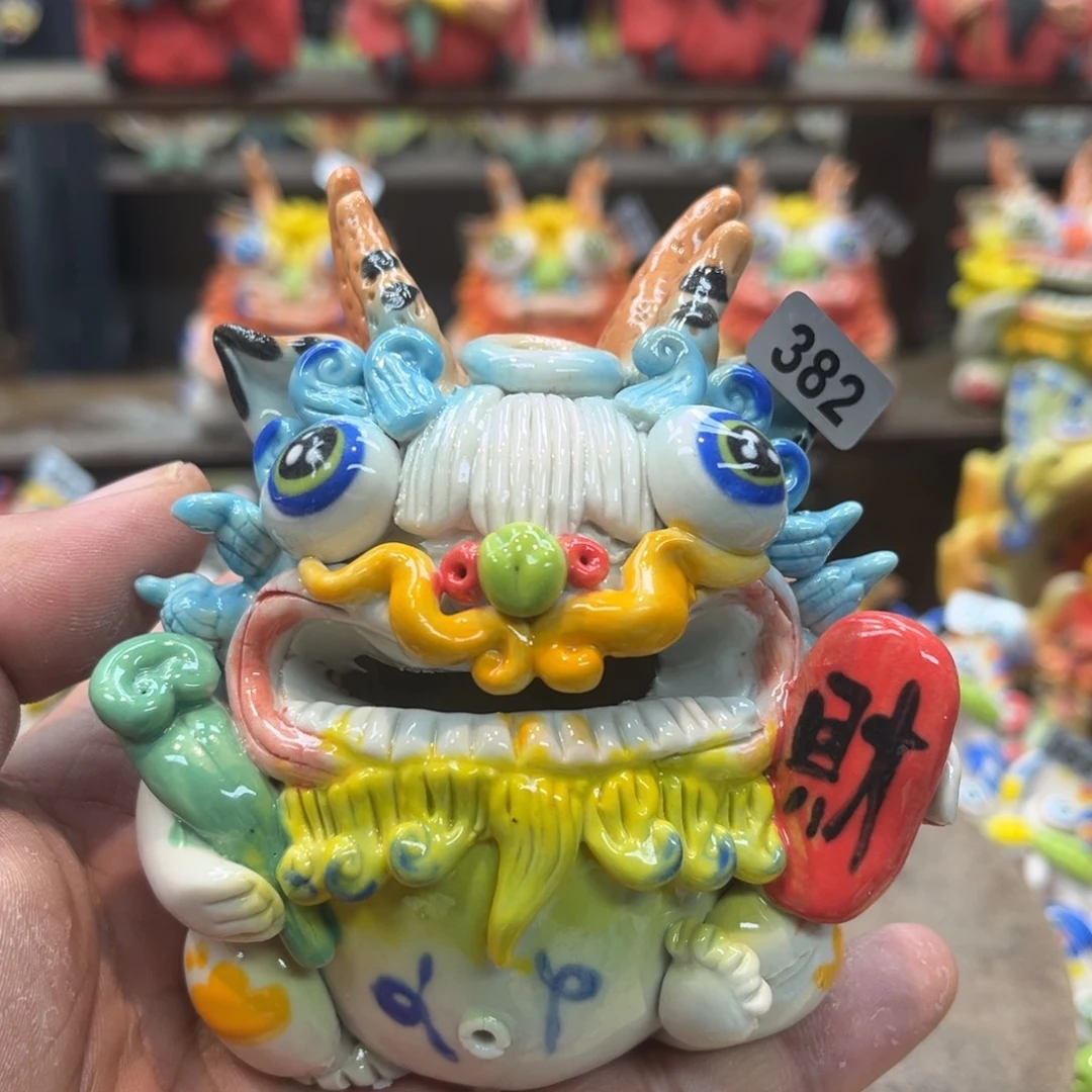 陶瓷纯手工抽象陶瓷摆件382