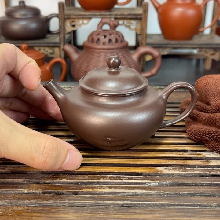 紫砂茶壶原矿紫砂手工制作