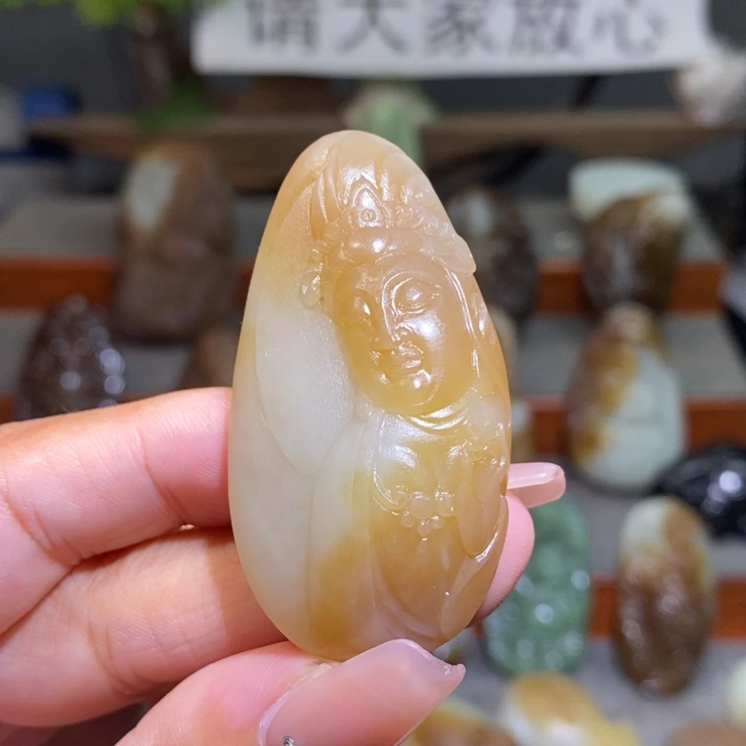 定制和田玉观音首