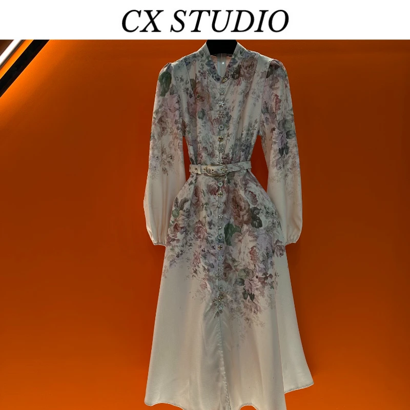 编码35 经典收腰轻奢时尚春季连衣裙（定制女装）S9089