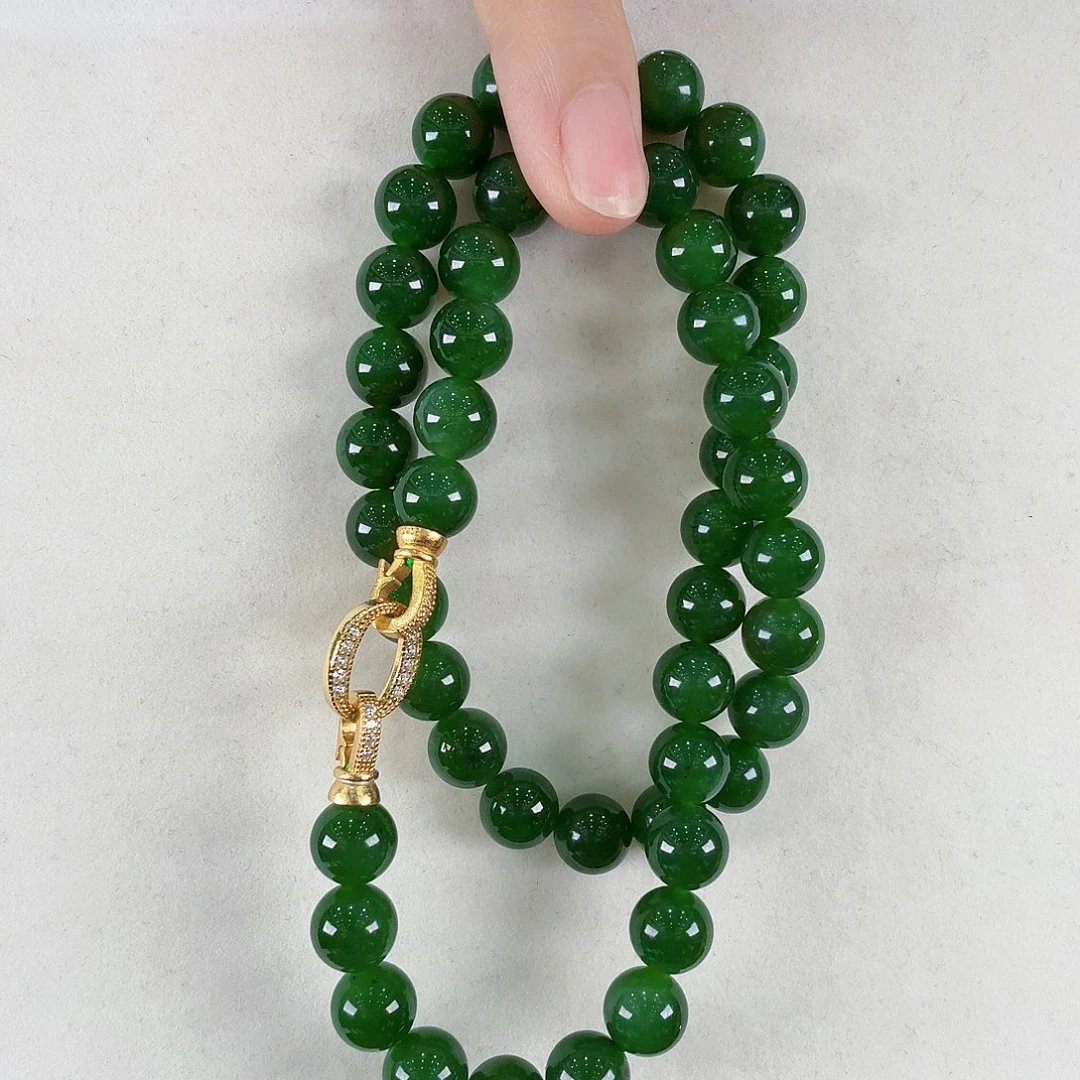 和田玉（碧玉）未镶嵌颈饰