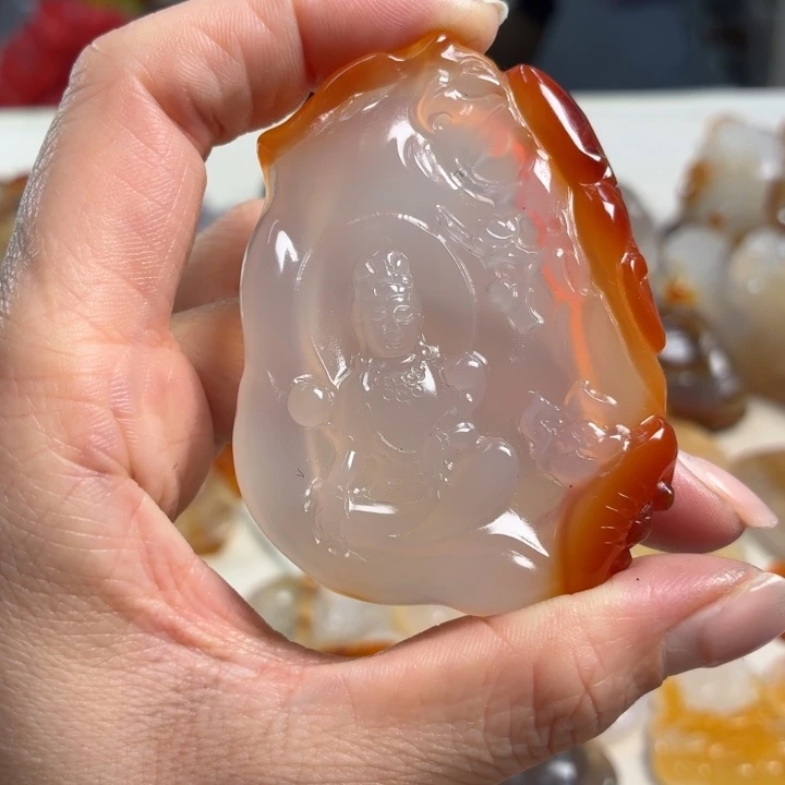 玛瑙/玉髓未镶嵌吊坠(不含链)