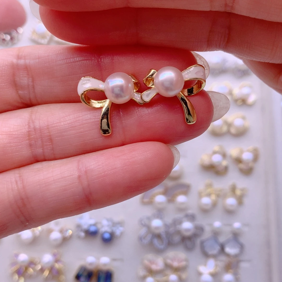 耳饰淡水珍珠合金