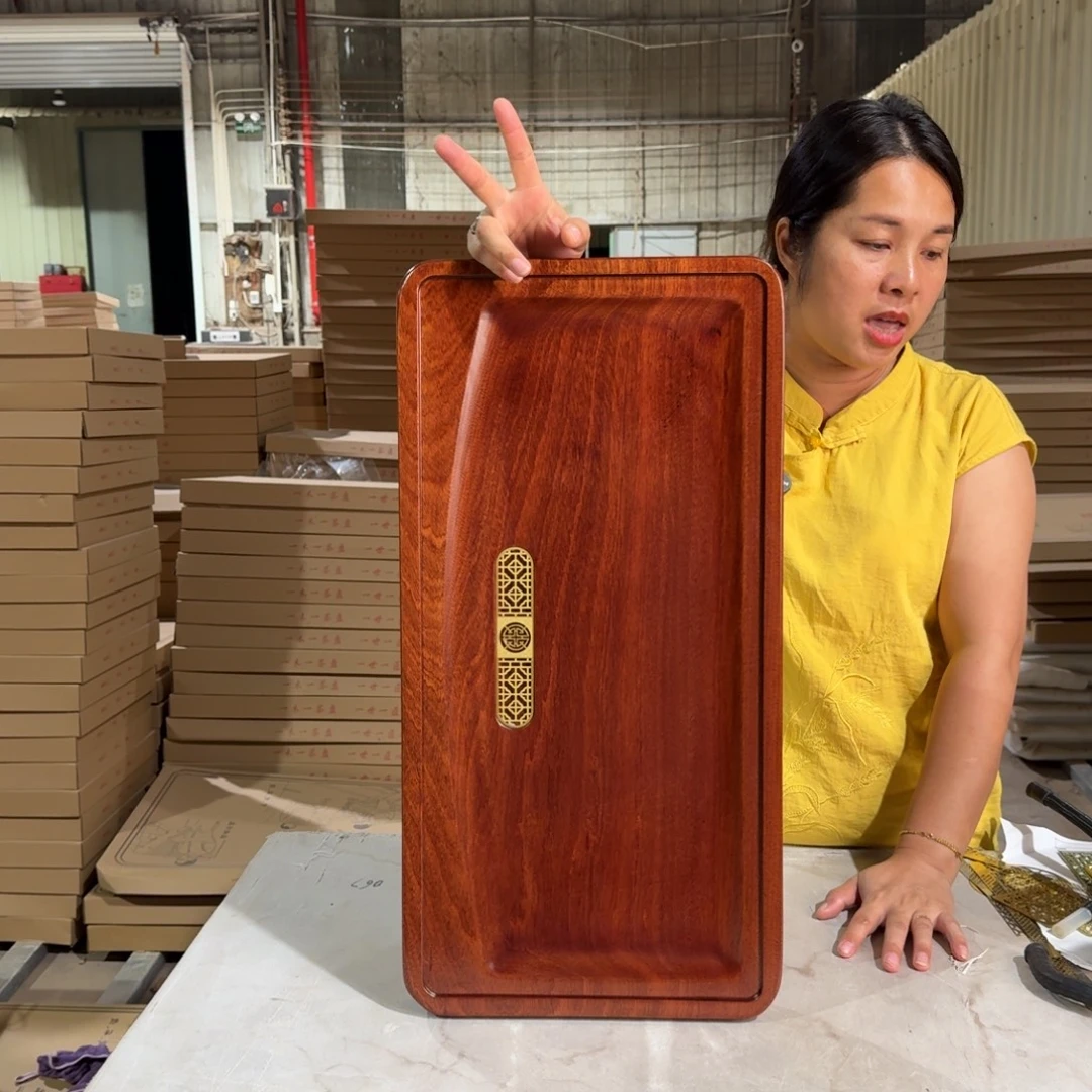 花梨木茶盘60*30尺寸
