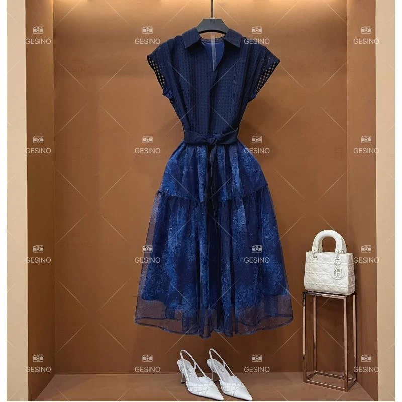 【G】春夏丨设计师轻奢法式印花女士连衣裙 CX-2024625