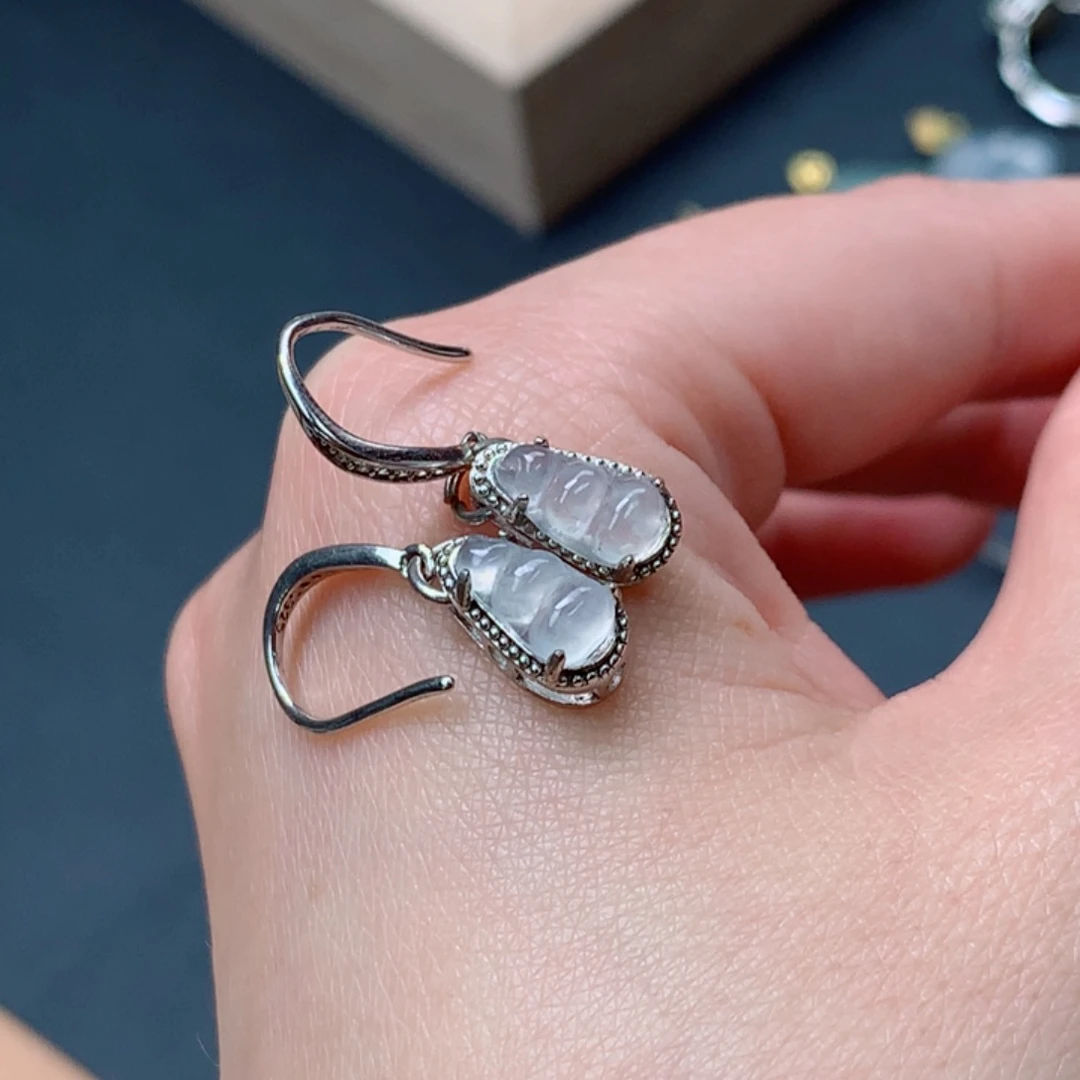 未镶嵌翡翠耳饰翡翠