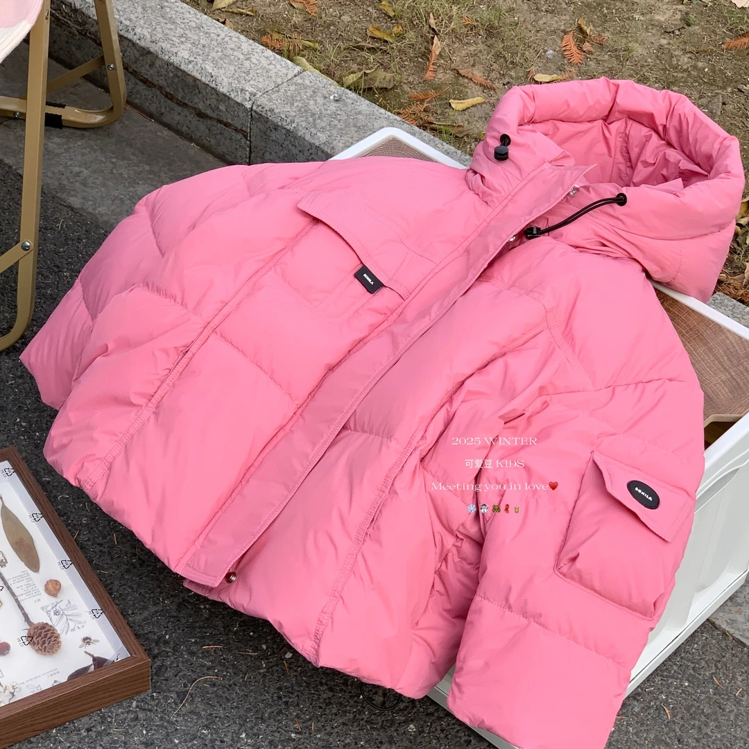 女休闲风韩系女款厚款冬季纯色秋冬女童拉链