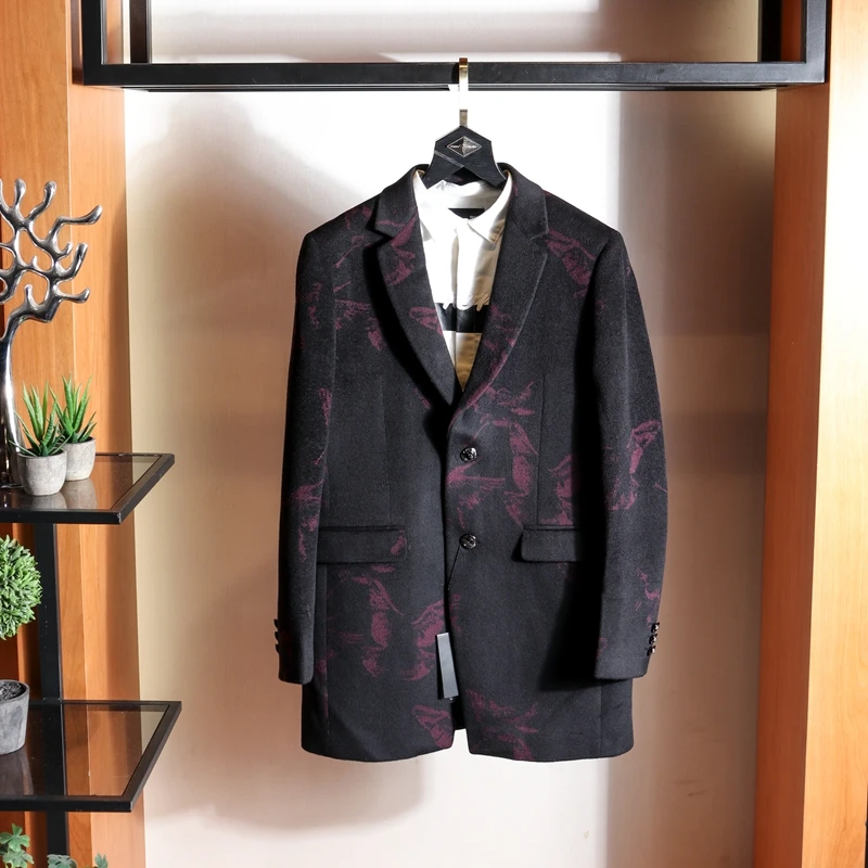 品牌单 特价 男装中长款外套大衣2033