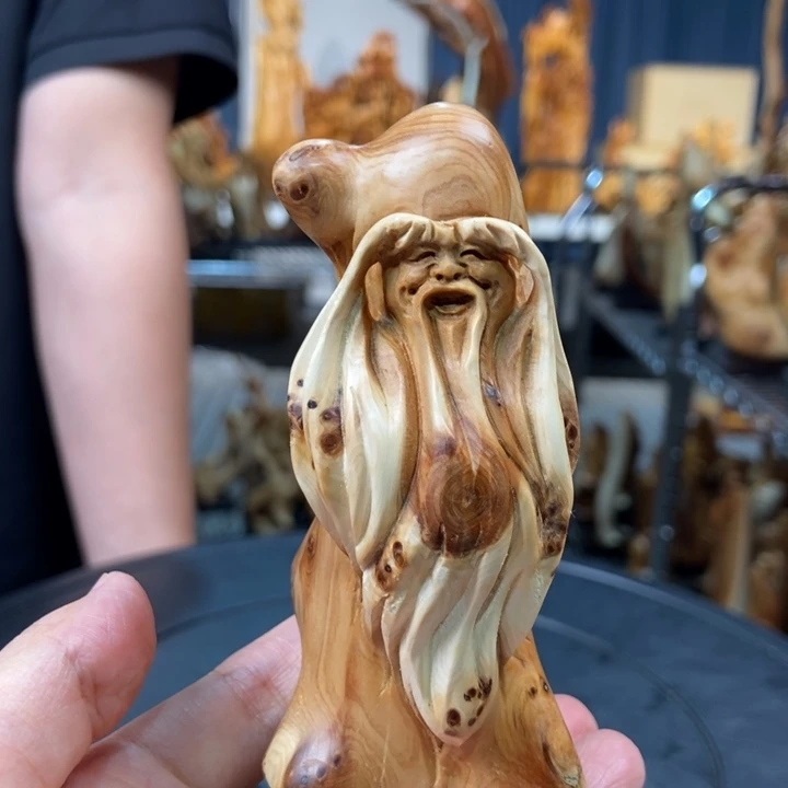 柏木（崖柏）手把件