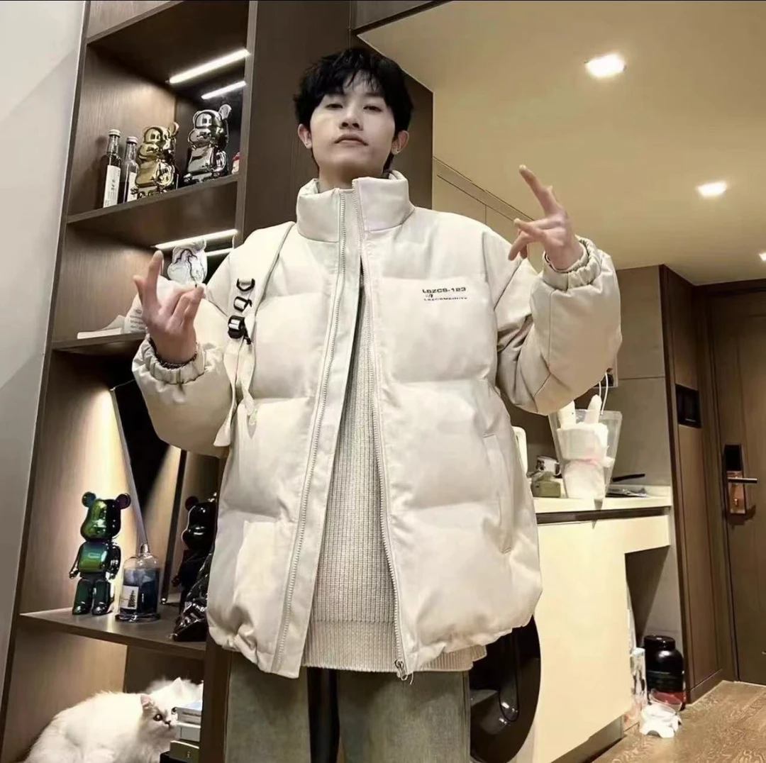 保暖不起球棉衣棉服ins宽松冬季百搭短款男款加厚休闲时尚10