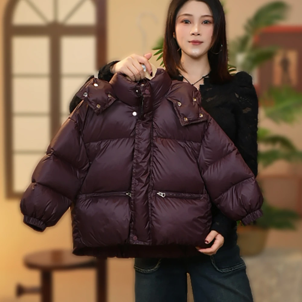 【YC】儿童羽绒服男女童时尚连帽宽松轻薄加厚保暖冬季617