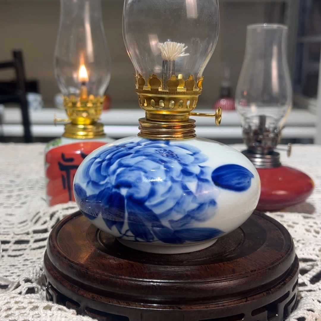 摆件景德镇陶瓷香薰灯