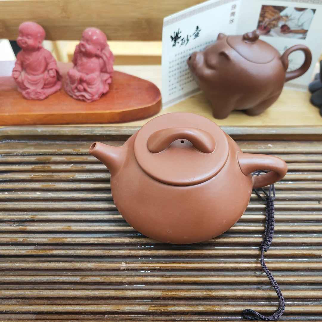 原矿宜兴紫砂壶石瓢壶200cc手工壶