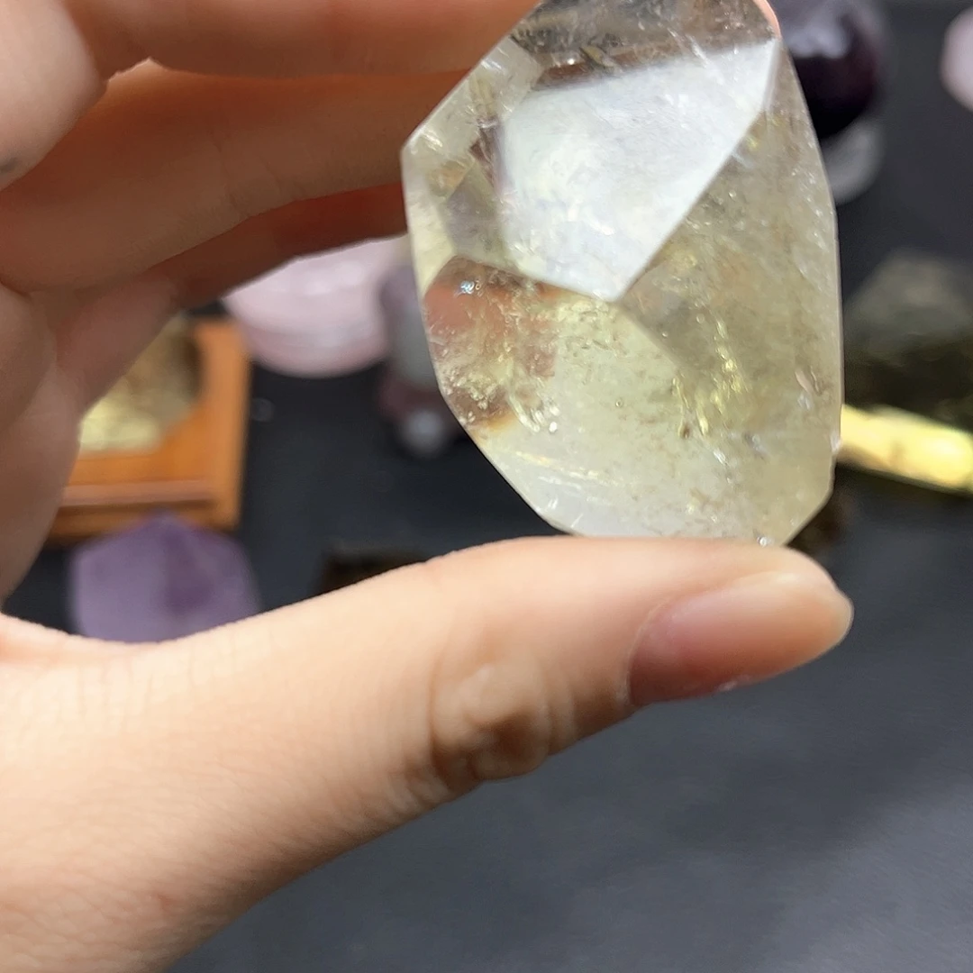 珠宝半成品未镶嵌紫晶213水晶石