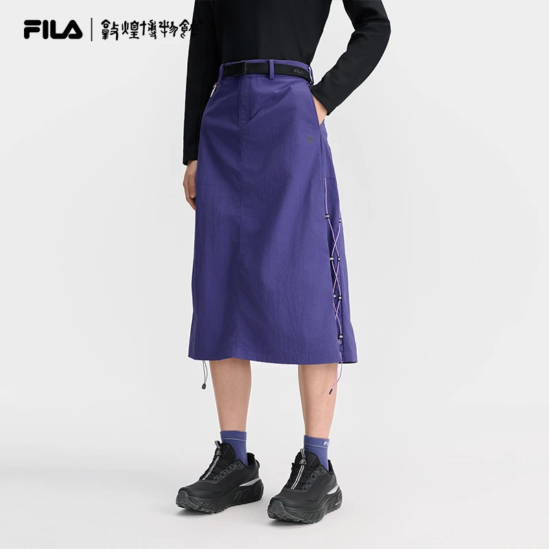 Fila/斐乐X敦煌博物联名新款上新户外宽松运动半身裙A11W517301F