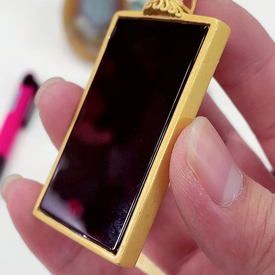 翡翠未镶嵌颈饰先鉴后发一物一证