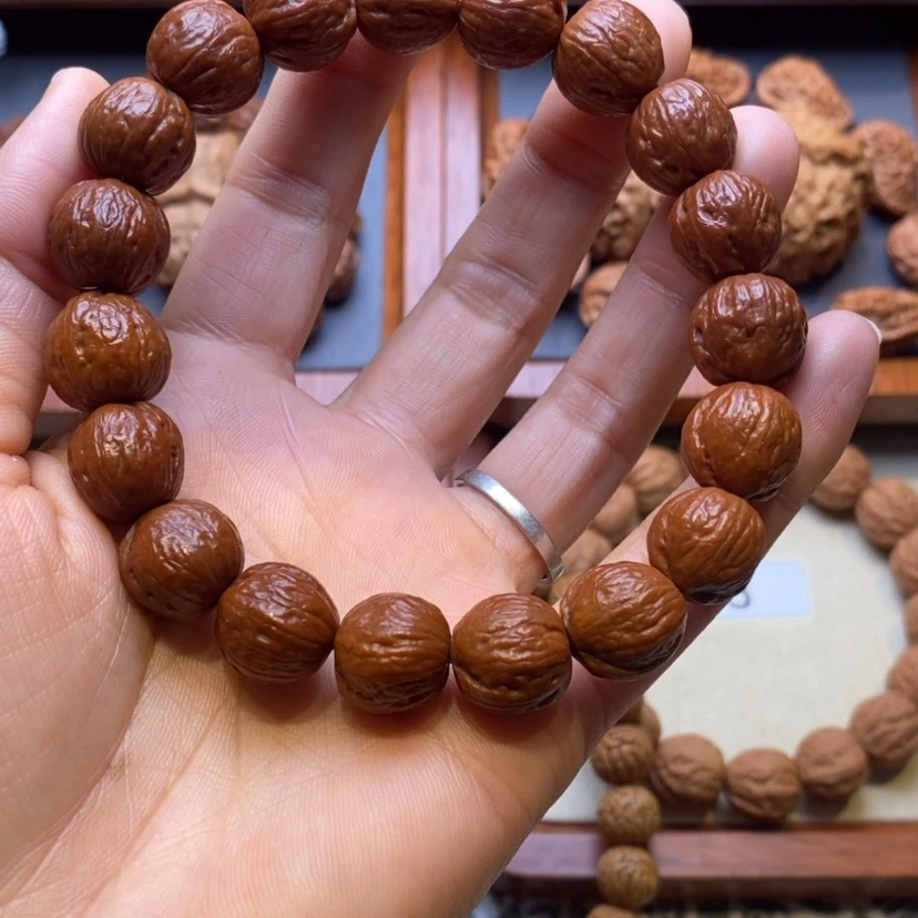 【闪购商品】文玩核桃把件小金豆14