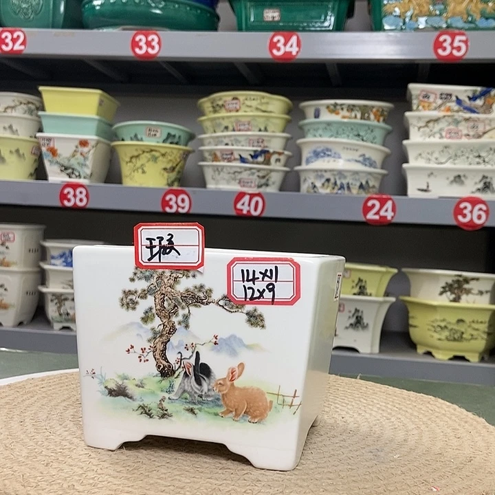 紫砂紫砂花盆0123