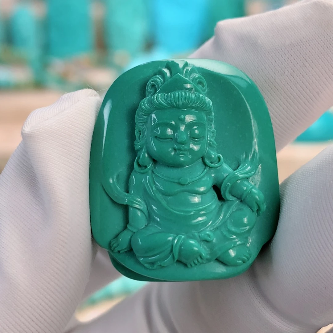 绿松石挂件未镶嵌