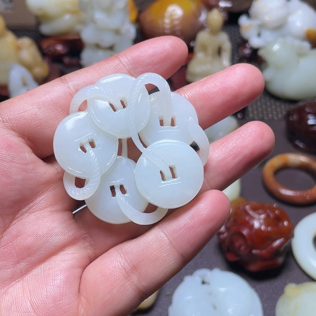 【闪购商品】未镶嵌和田玉把件汐*