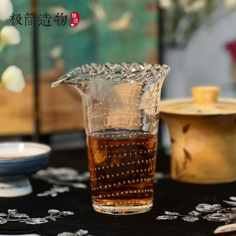 极简造物晶焱波澜繁星玻璃公道杯高硼硅高档分茶耐热加厚泡茶壶茶