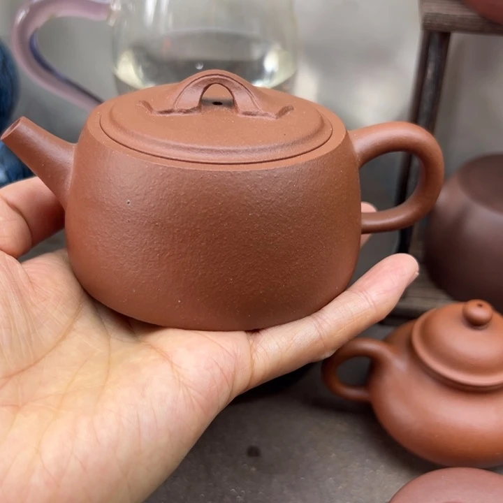 紫砂茶壶张*石降坡景兰180c c