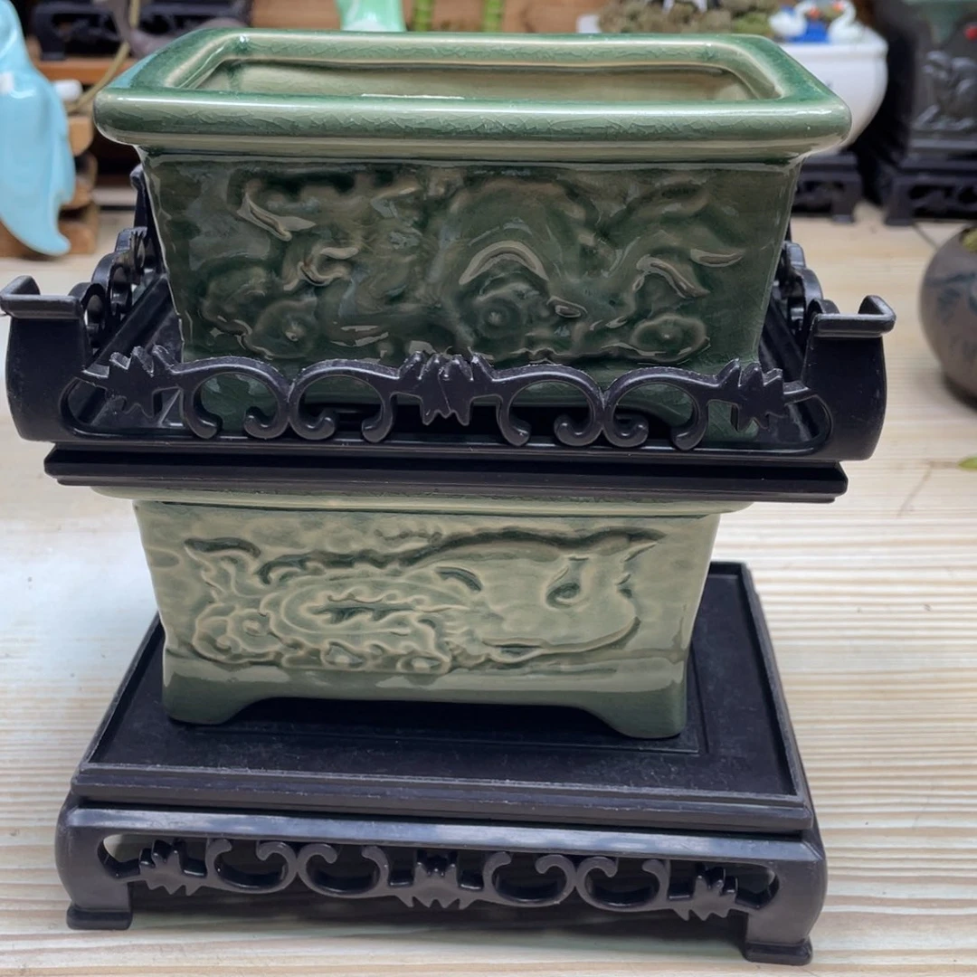 瓷片花盆艺术品福利价