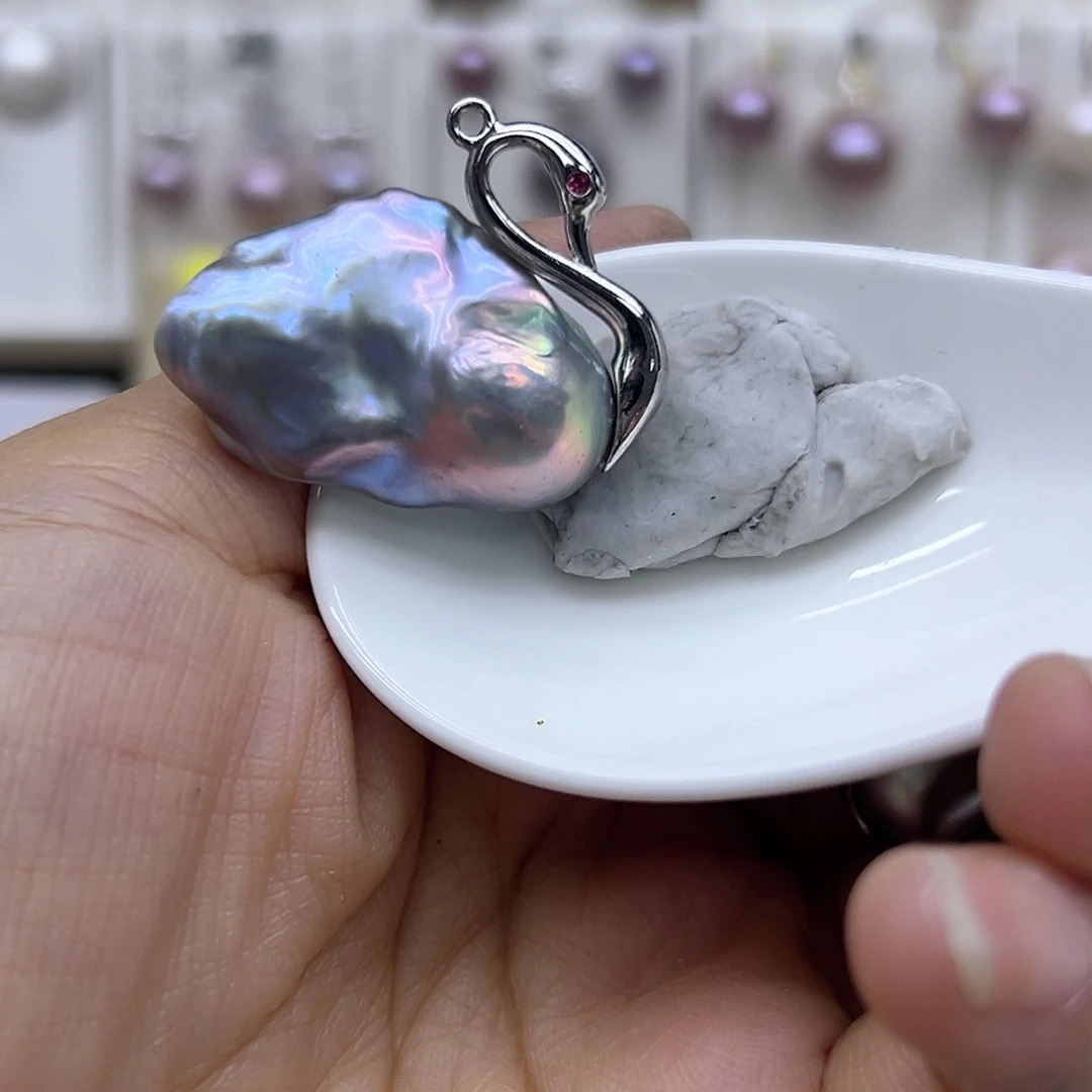 淡水珍珠颈饰未镶嵌猫****a5