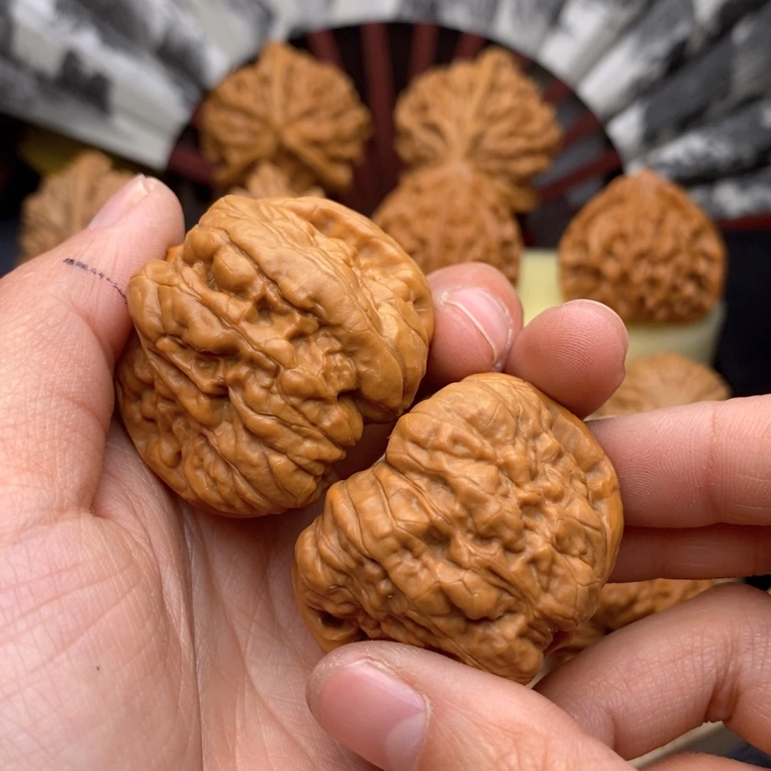 文玩核桃把件40蛙打底